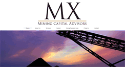 Desktop Screenshot of mxminingcapital.com