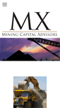 Mobile Screenshot of mxminingcapital.com